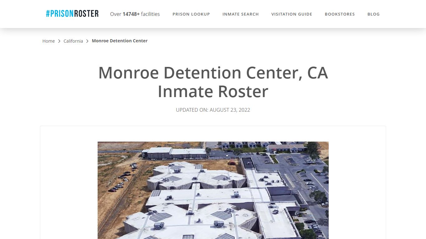 Monroe Detention Center, CA Inmate Roster - Prisonroster